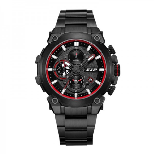 Expedition 6841 Black Red Steel MCBIGBARE